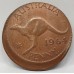 AUSTRALIA 1964 . ONE 1 PENNY . ERROR . HUGE MIS-STRIKE